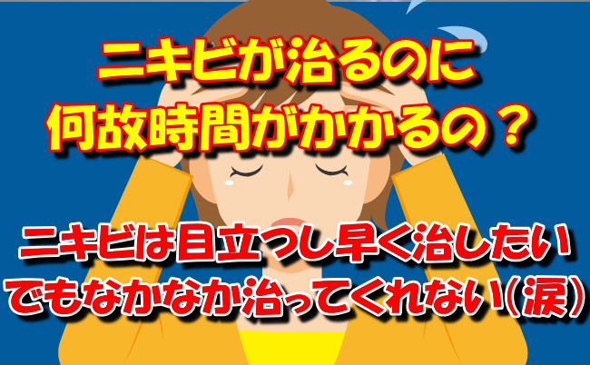 ニキビが治るまでの時間